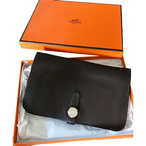 hermes men's wallet leather.